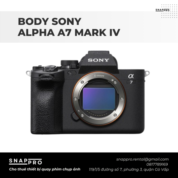 Body Sony Alpha A7 Mark IV 