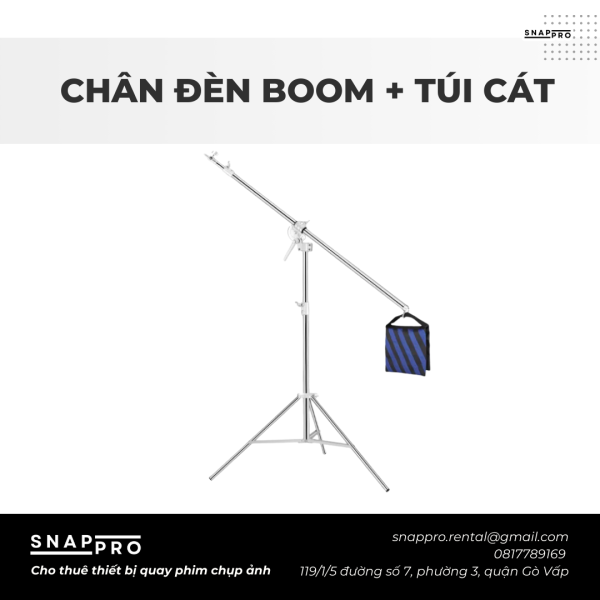 Chân đèn boom