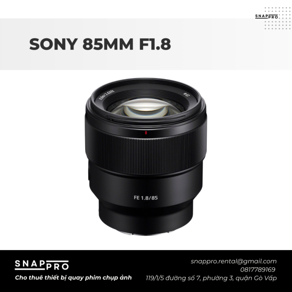 Sony 85mm F1.8