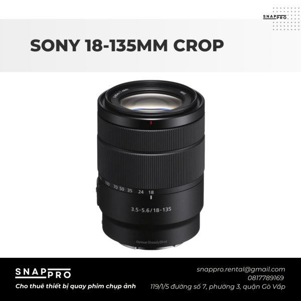 Sony 18-135mm Crop