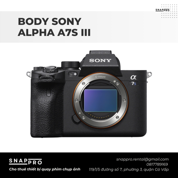 Body Sony Alpha A7S III