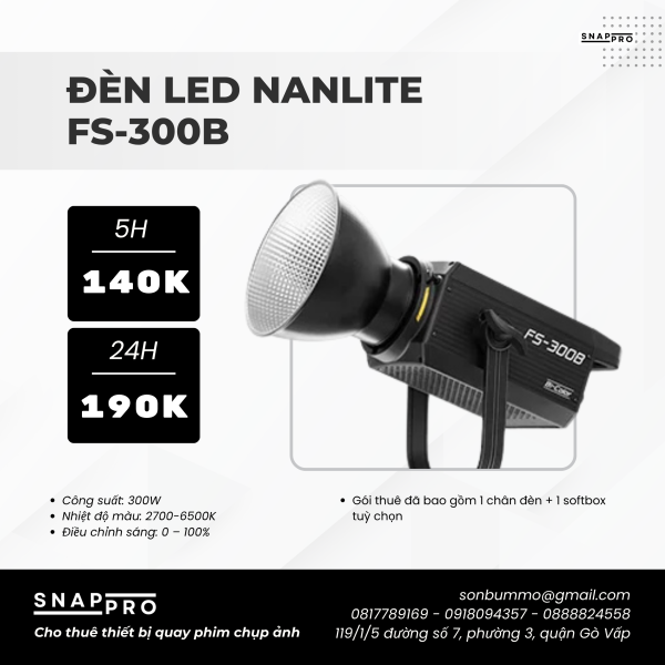 Đèn Led Nanlite FS-300B