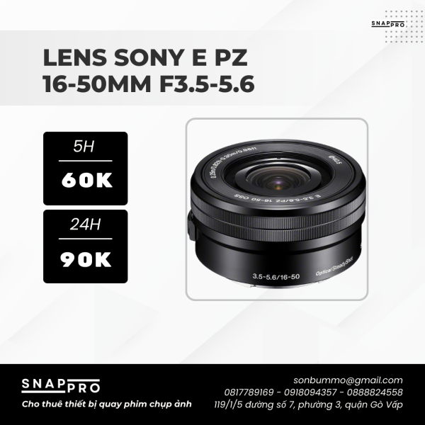 Lens Sony E PZ 16-50mm F3.5-5.6 